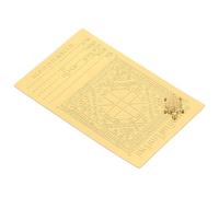 Angoily Carte Religieuse en Or Solide et Délicate en Autocollant pour Prière, sans Bavure, pour Temples et Maison, pour Hommes et Femmes