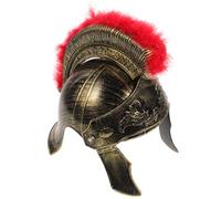 Angoily Casque de Guerrier Romain Classique en Plastique Léger Confortable pour Adultes et Adolescents, pour Cosplay et Fêtes Dhalloween