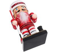 Angoily Casse-Noisette Décoratif en Bois Thème du Hockey 15 CM Ornement Sportif pour Décoration de Table et Présent de Fête Casse-Noisettes Uniques et Traditionnels