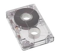 Angoily Cassette Audio Vierge avec Boîtier Transparent Bande Vierge pour Enregistrement Dictaphone Stockage Sécurisé pour Messages Personnels et Bricolage