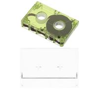 Angoily Cassette Audio Vierge Polyvalente 40-60 Vert Clair, Compatible Mini Magnétophone, Enregistrement Vocal et Interview, Cassettes Audio Parole Musique