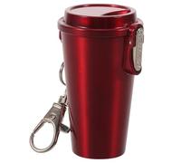 Angoily Cendrier Portable Étanche Pluie en Métal avec Couvercle et Porte-clés Design Moderne et Minimaliste, pour Bureau et Déplacements Quotidiens