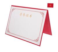 Angoily Certificate Paper Cover With Writing Space For Academic Awards Diploma Holders For Graduation And Employee Recognition Professional Document Organizer
