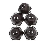 Angoily Chaîne de Pluie en Aluminium Nouvelle Lotus, Chaîne Décorative pour Gouttière, Système D’Évacuation D’Eau pour Terrasse, Jardin et Extérieur, Résistant aux Intempéries,