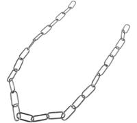 Angoily Chaîne Métallique pour Éclairage à Suspendre 1 Mètre Fil 4 MM Couleur Noir Perle Chaîne Décorative Vintage pour Lustres et Luminaires Rallonge Légère pour Guirlande Lumineuse