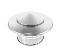 Angoily Chapeau de Cheminée Acier Inoxydable Protection Pluie Résistante Corrosion Ventilateur Dévacuation Toiture Installation Facile pour Extérieur et Toit