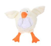 Angoily Chapeau de Fête en Peluche d'Oie Blanche 1 Pièce Léger et Doux en Coton PP Accessoire Créatif pour Carnaval Soirée Déguisée Concert et Spectacle