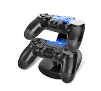 Angoily Chargeur De Manette pour Pro Slim Station De Charge Double USB Support De Charge avec Indicateur LED pour Manettes Noir