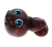 Angoily Charme Serpent Sculpté Main Bois De Santal Avec Yeux Cristal Pendentif Porte-clés Et Lanière Téléphone Multifonction Accessoire Feng Shui Pour Année Du Serpent Décoration Porte Cha