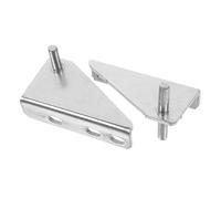 Angoily Charnières De Réfrigérateur En Acier Inoxydable 2 Pcs Charnière De Congélateur Professionnelle Capuchon En Caoutchouc Réparation Facile Adaptée à Divers Modèles De Congélateur 35 Mm D'axe