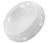 Angoily Chauffe-Théière en Céramique Blanc Socle Chauffant Support Résistant à la Chaleur pour Tasses et Théières Chauffe-Cire Parfumée pour Pause Thé Cosy et Dégustation Optimale