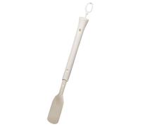 Angoily Chausse-pied à Long Manche Blanc en Abs et Pp Design Ergonomique, Ne Coupe Pas la Peau, pour Voyage et Personnes Âgées