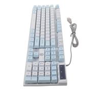 Angoily Clavier Mécanique Filaire RGB avec Pavé Numérique Clavier Gamer USB pour PC Rétroéclairage Lumineux et Molette Multimédia