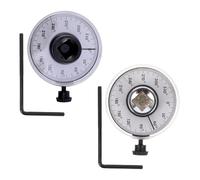 Angoily Clé Dynamométrique Numérique à Angle Réglable Lot de 2 Jauge d'Angle de Couple Précise Outil de Serrage Mécanique Compact pour Réparation Automobile et Vélo Bras de Couple