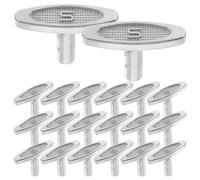 Angoily Clés de Remontage T Accessoires Précis en Métal Argenté Lot de 20 Diamètre 3,5mm pour Boîte à Musique pour Restauration et Projet DIY