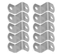 Angoily Clips de Fixation Installation Facile Lot de 50 Pièces en Fer Argenté Forme Z Angle Droit et Fixation Sécurisée pour Cadres de Toile et Miroirs pour Projets D'encadrement