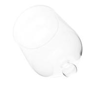 Angoily Cloche en Verre Transparente pour Fleurs Éternelles Diamètre 10 CM Hauteur 15 CM Couvercle en Verre Décoration Mariage et Intérieur Support Créatif pour Fleurs Séchées et