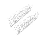 Angoily Clôture à Pics en Acier Inoxydable 50 CM 60 Pointes 2 Pièces Protection Anti-Pigeons pour Balcons Fenêtres Murs Installation Facile Usage Extérieur Polyvalent