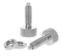 Angoily Coffres À Outils Goupille À Dégagement De Piston À Ressort 2 Pièces Avec Piston De Positionnement À Poignée Moletée Doigts D'indexation