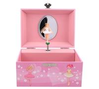 Angoily Coffret à Bijoux Musical pour Filles Motif Ballerine Boîte à Musique Danseuse Classique Rangement Bijoux pour Adolescentes Présent Passion Ballet Accessoires de Ballet Femme