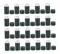 Angoily Coffret Pratique en Papier Kraft Lot de 20 Boîtes Cylindriques pour Huiles Essentielles Design Réutilisable pour Bricolage et Stockage de Thés et Parfum
