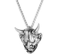 Angoily Collier pour Homme en Acier Inoxydable Pendentif Créatif et Structure Simple, Bijou Masculin Pratique à Porter et Élégant Style Rétro