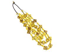 Angoily Collier Style Rétro Pour Femme Coquillage De Noix De Perles En Bois Tricotées À La Main Bijoux De Plage Tendance Pendentif Breloque Pour Dames Et Filles (Jaune)