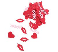Angoily Confettis Décoratifs en Papier de Cœur et Lèvres, Sachet 1 Pièce, Couleur Pastel, Accessoire Mariage Saint-Valentin et Fête, Décoration Romantique pour Anniversaires et Cérémonie