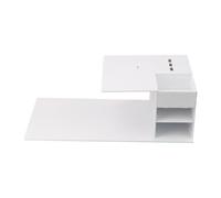 Angoily Console Auxiliaire Rangement en Acrylique, pour Greffe de Cils | Compartiments Multiples, Surface Lisse, Accès Rapide aux Microbrosses, pour Centre Beauté et Cours