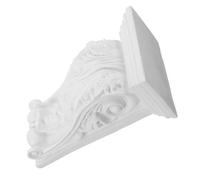 Angoily Console Décorative En Pu Sculptée Barreaux Européens Blanche 13,5 Cm, Garniture Décorative Intérieure Solide, Légère Pour Applique Murale, Pour Salon Et Meubles, Set Unique