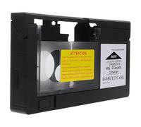 Angoily Convertisseur VHS-C pour Caméscopes et Lecteurs Cassette Vidéo, Adaptateur Plastique Solide, Usage en Archivage Familial, Format 1/2 Pouce, Portable et Compact
