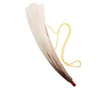 Angoily Cor de Guerre Viking en Cor de Bœuf Naturel, Accessoire de Costume Facile à Utiliser pour Conventions Cosplay et Fêtes à Thème Pirates