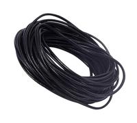 Angoily Corde en Cuir de Vache Fait Main 3 MM Noir 10 M pour Fabrication Bijoux DIY Bracelet et Collier Accessoires de Bricolage Artisanat