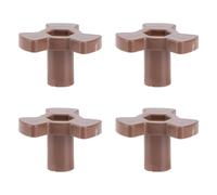 Angoily Coupleur de Plateau Tournant pour Micro-Ondes en Plastique 4 Pièces de 1 CM et Diamètre Intérieur 08 CM Support Y Type pour Remplacement de Noyau Rotatif Accessoire de Four à