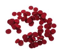 Angoily Coussinet de Recharge en Coton Rond pour Diffuseurs D’Huiles Essentielles 100 Pièces Couleur Rouge Foncé Haute Absorption Compatible Diffuseurs Voiture Accessoire Aromathérapie