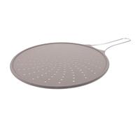 Angoily Couvercle Anti-Projections Silicone avec Poignée Longue Écran Anti-éclaboussures Résistant Chaleur pour Cuisson Protection Mains Rangement Suspendu Couleur Couleur Aléatoire