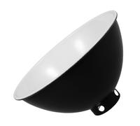 Angoily Couvercle pour Lampe Chauffante pour Reptiles 85 Pouces -Jour Réflecteur Noir Extérieur Blanc Intérieur Accessoire pour Terrarium Optimise Chaleur et Lumière Consommation