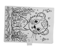 Angoily Couverture de Tissu Coton et Lin Protège-notes Résistant à Usure pour Amoureux des Housse Lavable et Délicate Protection Anti-déchirure pour Lecture Chat Blanc