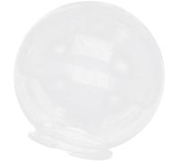 Angoily Couvertures Légères Lampadaire Acrylique Globe Avec Col Fileté Clair Abat- Rond En Plastique Globe De Lumière Col À Ventilateur De Plafond Lumière Couvre 25Cm