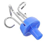 Angoily Crochet Métallique pour Porte-perfusion Léger et Pratique en Acier Inoxydable et Plastique Design à Quatre Crochets pour Support de Perfusion Vertical en Milieux Hospitaliers