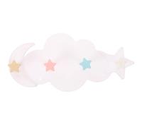 Angoily Crochet Mural de Nuage Gris Crochet en Bois sans Perçage pour Vêtements et Accessoires Décoration Murale Garçon et Filles Organiseur Pratique pour Chambre d'Garçon et Filles