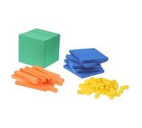 Angoily Cube Éducatif Mousse EVA pour Garçon Fille Pédagogique Mathématiques Base de Comptage et Numération Modèle Apprentissage Primaire Jeu Empilement Sûr et Stimulant
