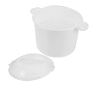 Angoily Cuiseur à Riz pour Micro-ondes 3 L avec Couvercle Hermétique, Récipient Antiadhésif Polyvalent pour Cuisson Vapeur, Réchauffage Rapide de Riz, Nouilles et Soupes, Ustensile