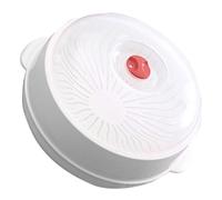 Angoily Cuiseur Vapeur Micro-Ondes Rond 25X25X14Cm Poignée Isolante et Trous d'Aération pour Cuisson Vapeur Rapide Cuisine, pour Cantines et Bureaux