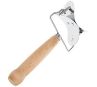Angoily Cutter à Pâte pour Boulettes Acier Inoxydable avec Manche Bois Moule pour Pâte à Ravioli Outil de Cuisine pour Découper Peau de Dumplings Pratique pour Usage Domestique et