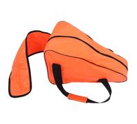 Angoily de Rangement pour Tronçonneuse Tissu Oxford Orange Étui Étanche avec Poignée Ergonomique Compartiments pour Outils Électriques Organiseur Pratique pour Mécaniciens et Travaux de