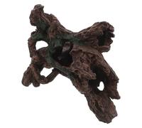 Angoily Décoration Aquarium Tronc Arbre Résine Creuse Simulée Refuge Poisson Betta Cachette Naturelle pour Reptile Tortue