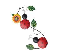 Angoily Décoration Murale en Fer Forgé Insecte pour Jardin Extérieur, Ornement Suspendu Artisanal, Sculpture Taille Moyenne en Métal Résistant, Décoration Cour et Chambre D’garçon