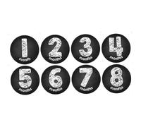 Angoily Décorations De Baby Shower Autocollants Mensuels Autocollants pour Bébé Panneaux Accessoires Photo pour La Première Année De Bébé