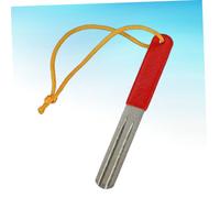 Angoily Diamantée pour Affûtage Hameçons et Couteaux Double Rainure pour Meulage Grossier et Fin Pointe Arrondie et Boucle de Suspension pour Transport Facile Outil Indispensable pour